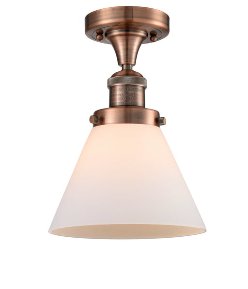 Innovations - 517-1CH-AC-G41 - One Light Semi-Flush Mount - Franklin Restoration - Antique Copper