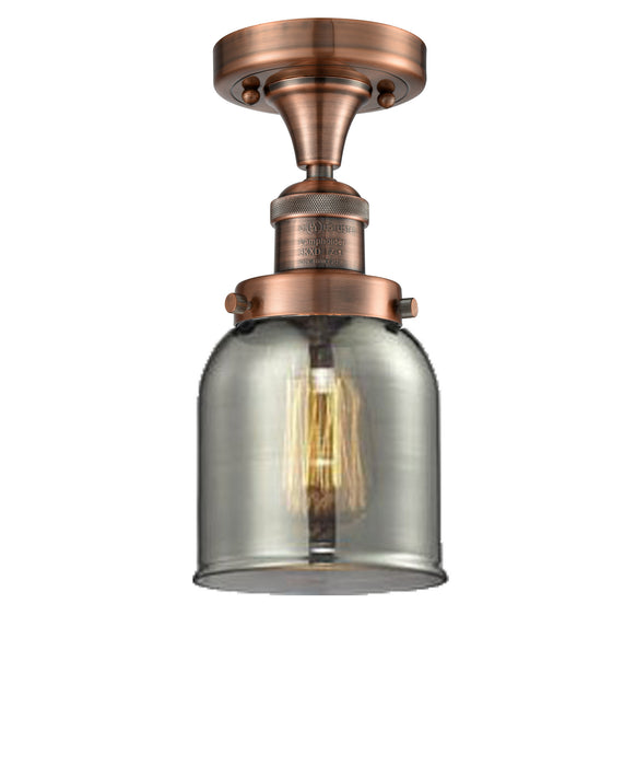 Innovations - 517-1CH-AC-G53 - One Light Semi-Flush Mount - Franklin Restoration - Antique Copper