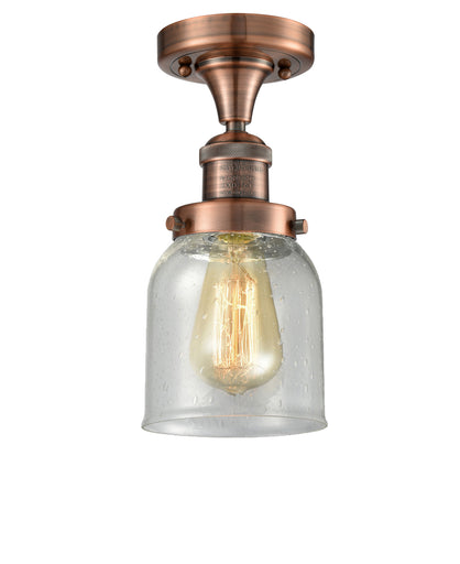 Franklin Restoration One Light Semi-Flush Mount Antique Copper