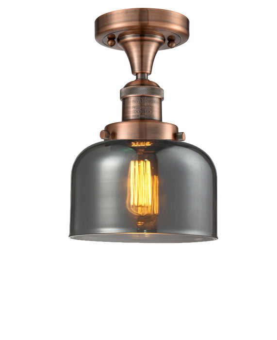 Innovations - 517-1CH-AC-G73 - One Light Semi-Flush Mount - Franklin Restoration - Antique Copper