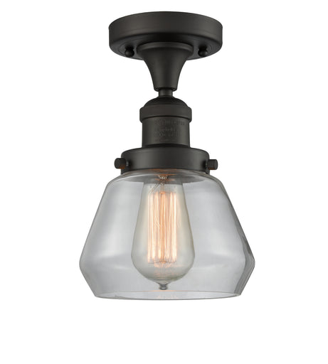 Franklin Restoration One Light Semi-Flush Mount Oil Rubbed Bronze
