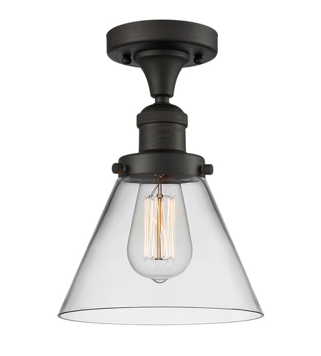Franklin Restoration One Light Semi-Flush Mount Oil Rubbed Bronze