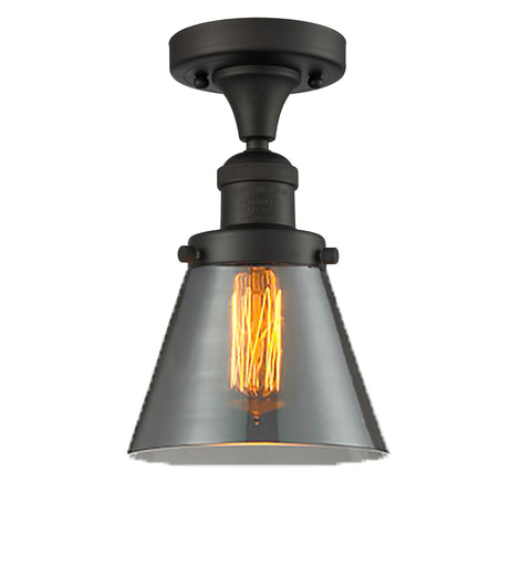 Franklin Restoration One Light Semi-Flush Mount Oil Rubbed Bronze