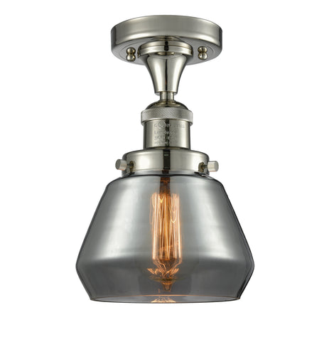 Franklin Restoration One Light Semi-Flush Mount Polished Nickel