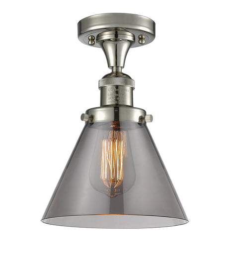 Franklin Restoration One Light Semi-Flush Mount Polished Nickel