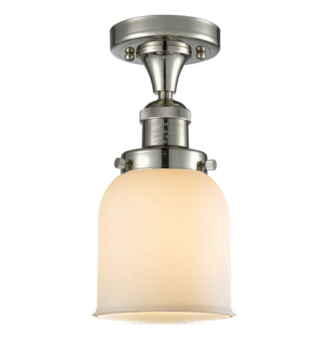 Franklin Restoration One Light Semi-Flush Mount Polished Nickel