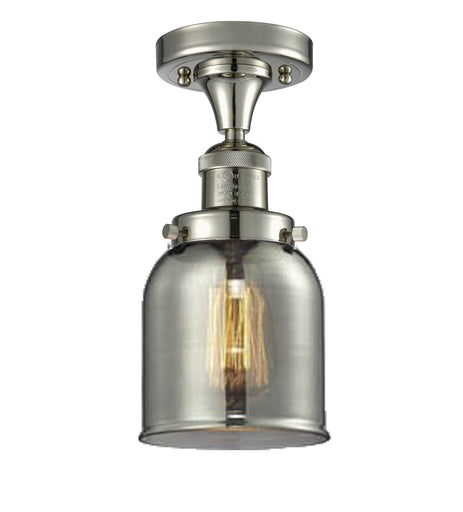 Franklin Restoration One Light Semi-Flush Mount Polished Nickel