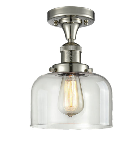Franklin Restoration One Light Semi-Flush Mount Polished Nickel