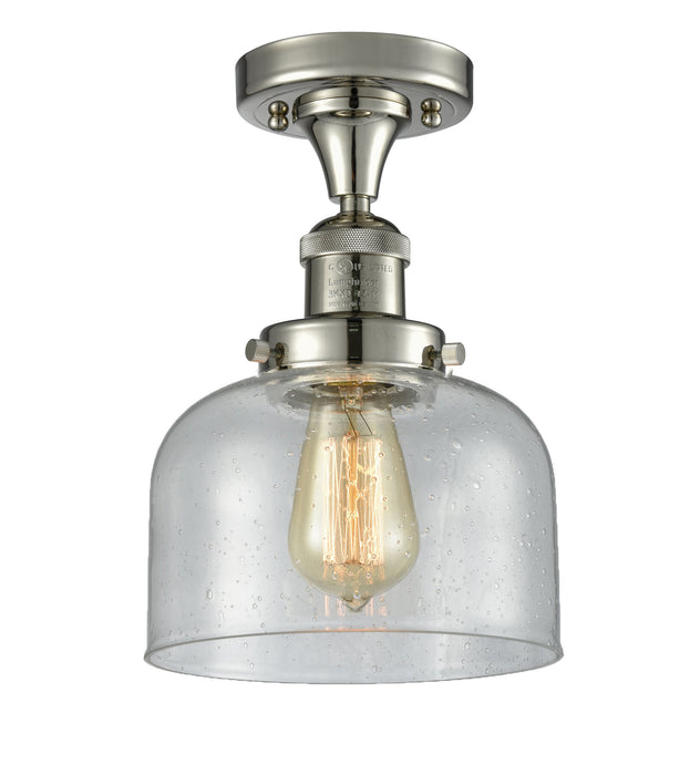 Innovations - 517-1CH-PN-G74 - One Light Semi-Flush Mount - Franklin Restoration - Polished Nickel