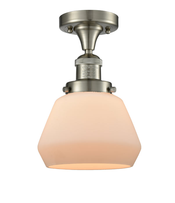 Innovations - 517-1CH-SN-G171 - One Light Semi-Flush Mount - Franklin Restoration - Brushed Satin Nickel