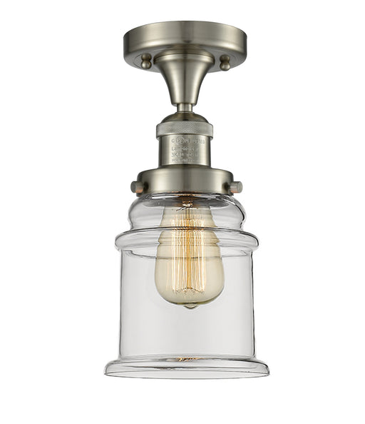 Innovations - 517-1CH-SN-G182 - One Light Semi-Flush Mount - Franklin Restoration - Brushed Satin Nickel