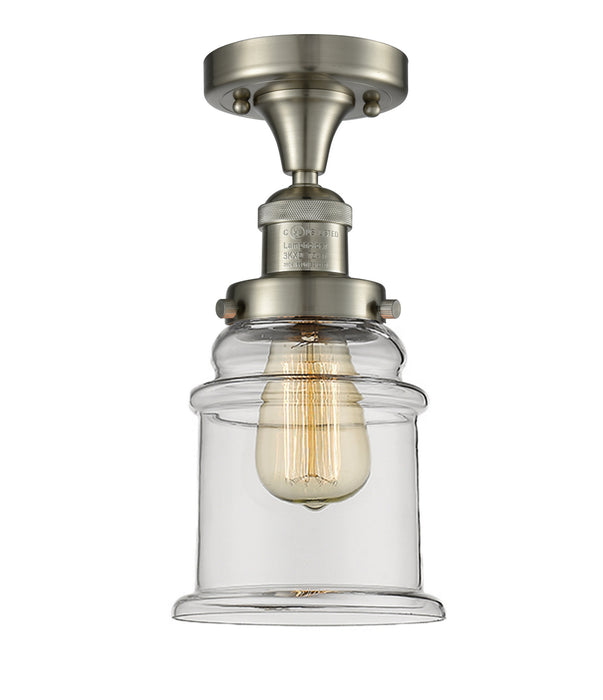 Innovations - 517-1CH-SN-G182 - One Light Semi-Flush Mount - Franklin Restoration - Brushed Satin Nickel