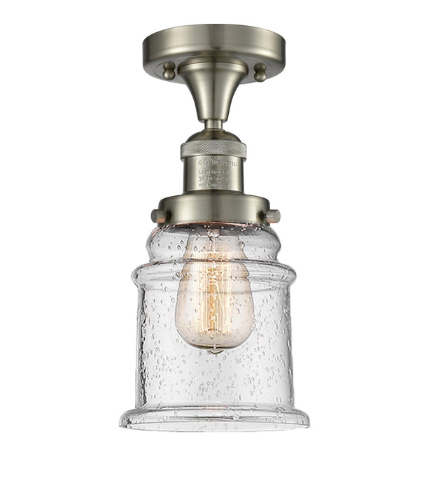 Innovations - 517-1CH-SN-G184 - One Light Semi-Flush Mount - Franklin Restoration - Brushed Satin Nickel