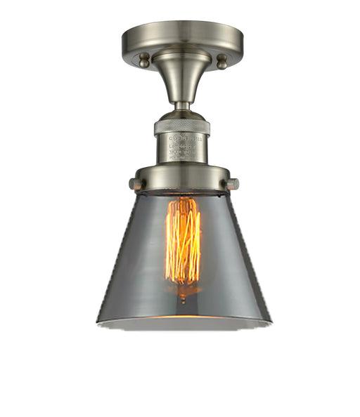 Innovations - 517-1CH-SN-G63 - One Light Semi-Flush Mount - Franklin Restoration - Brushed Satin Nickel