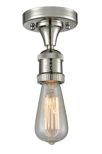 Franklin Restoration One Light Semi-Flush Mount Polished Nickel