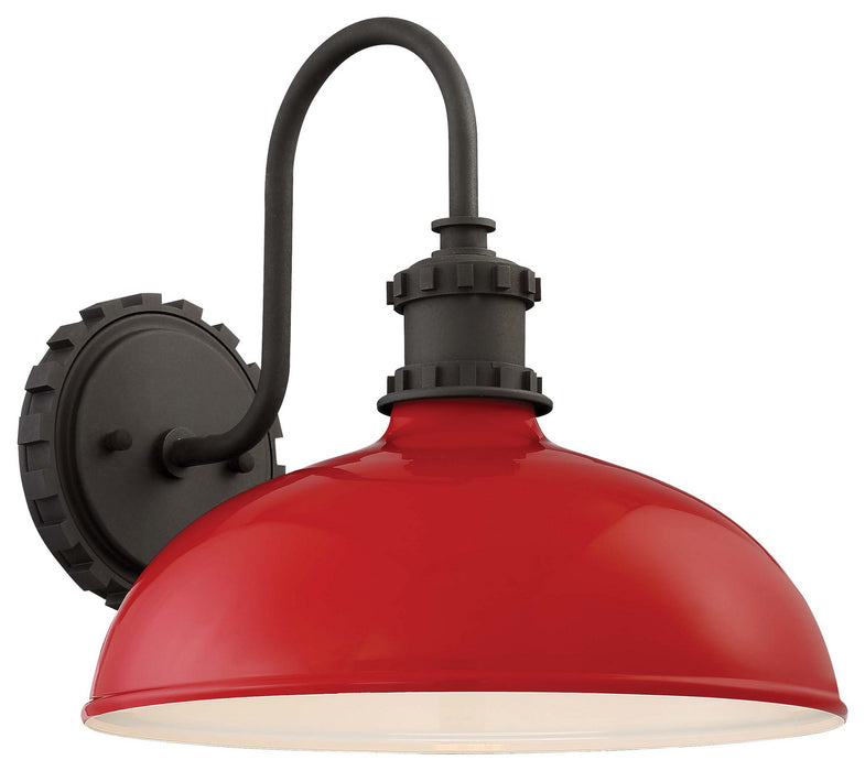 Minka-Lavery - 71251-640 - One Light Outdoor Wall Mount - Escudilla - Red Glass