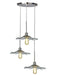 Dale Tiffany - AH16069LED - Three Light Hanging Fixture - Satin Nickel
