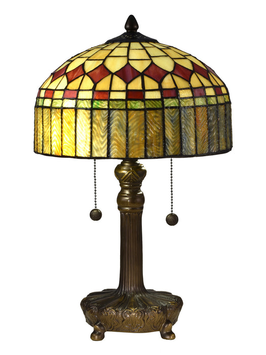 Dale Tiffany - TT16083 - Two Light Table Lamp - Antique Bronze
