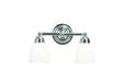 Trans Globe Imports - 3356 PC - Two Light Bath - Polished Chrome