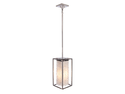 Avenue Lighting - HF9001-SLV - One Light Wall Sconce - Soho - Polished Nickel Silver With Moon Rock Gem Nuggets