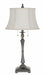 Cal Lighting - BO-2443TB-AS - Two Light Table Lamp - Madison - Antiqued Silver