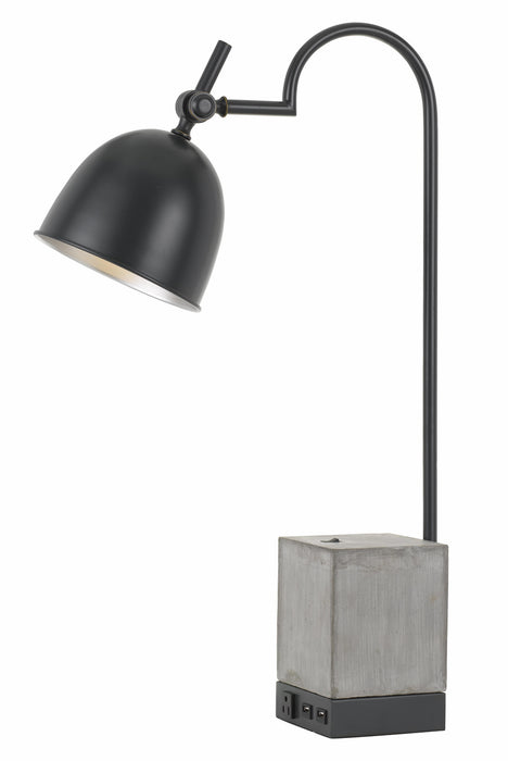 Cal Lighting - BO-2770DK - One Light Desk Lamp - Beaumont - Black/Cement