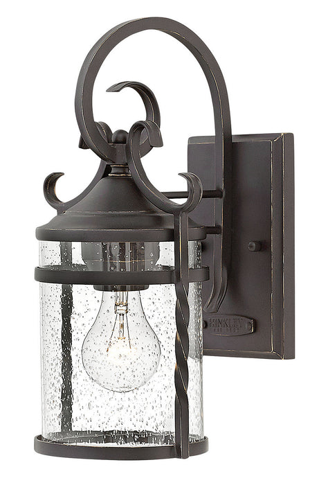 Hinkley - 1140OL-CL - One Light Wall Mount - Casa - Olde Black with Clear Seedy glass