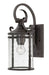 Hinkley - 1144OL-CL - One Light Wall Mount - Casa - Olde Black with Clear Seedy glass