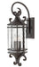 Hinkley - 1148OL-CL - Three Light Wall Mount - Casa - Olde Black with Clear Seedy glass