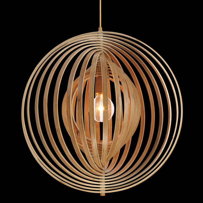 Eurofase - 31874-014 - One Light Pendant - Abruzzo - Wood