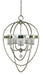 Framburg - 3045 BN/PN - Five Light Foyer Chandelier - Margaux - Brushed Nickel with Polished Nickel Accents