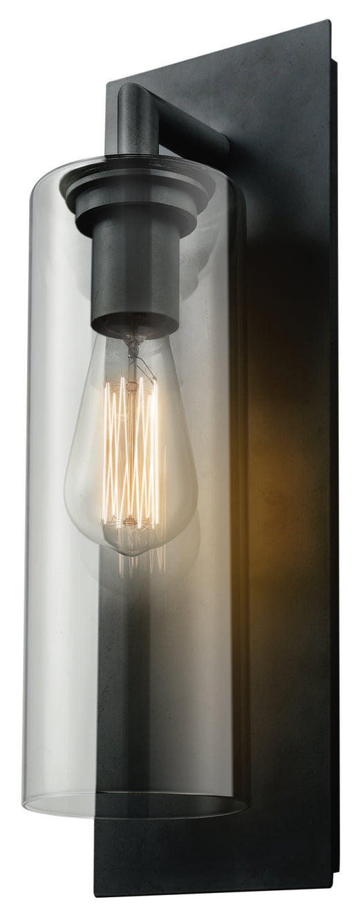 DVI Lighting - DVP24772BK-CL - One Light Outdoor Wall Sconce - Barker Outdoor - Black with Clear Glass