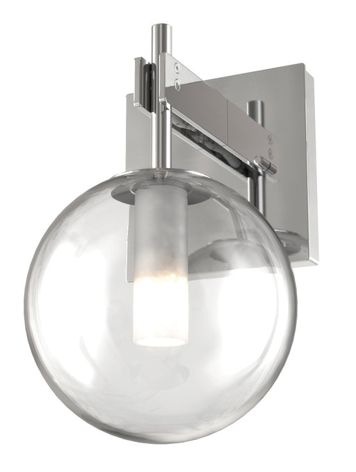 DVI Lighting - DVP27001CH-CL - One Light Wall Sconce - Courcelette - Chrome with Clear Glass