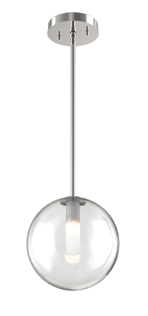 DVI Lighting - DVP27010CH-CL - One Light Pendant - Courcelette - Chrome with Clear Glass