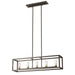 DVI Lighting - DVP28102MF/GR-CL - Five Light Linear Pendant - Sambre - Multiple Finishes and Graphite with Clear Glass