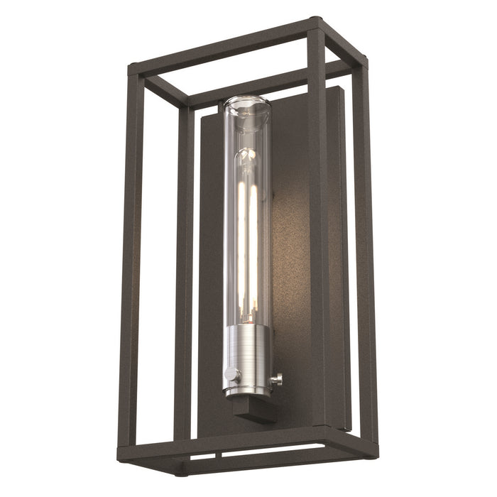 DVI Lighting - DVP28173SS/HB-CL - One Light Outdoor Wall Sconce - Sambre Outdoor - Stainless Steel and Hammered Black with Clear Glass