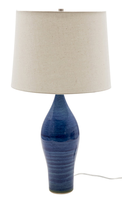 House of Troy - GS170-BG - One Light Table Lamp - Scatchard - Blue Gloss