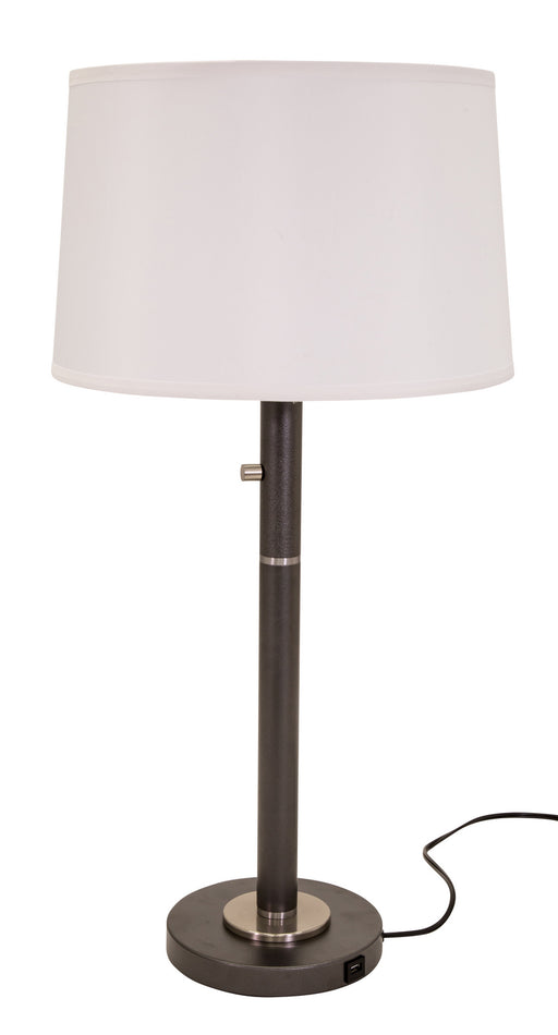 House of Troy - RU750-GT - Three Light Table Lamp - Rupert - Black with Satin Nickel