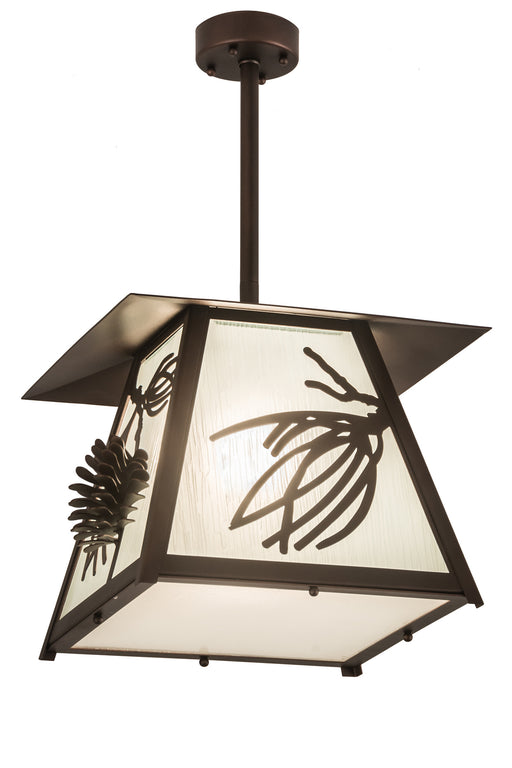 Meyda Tiffany - 181563 - One Light Pendant - Stillwater - Mahogany Bronze