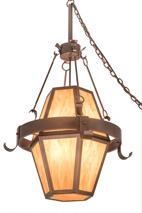 Meyda Tiffany - 185817 - Eight Light Pendant - Bonanza - Copper Vein