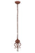 Meyda Tiffany - 187086 - One Light Pendant Hardware - Oak Leaf - Rust