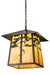 Meyda Tiffany - 187198 - Four Light Pendant - Stillwater - Craftsman Brown