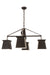 Meyda Tiffany - 188001 - Four Light Chandelier - Mission Midnight - Timeless Bronze