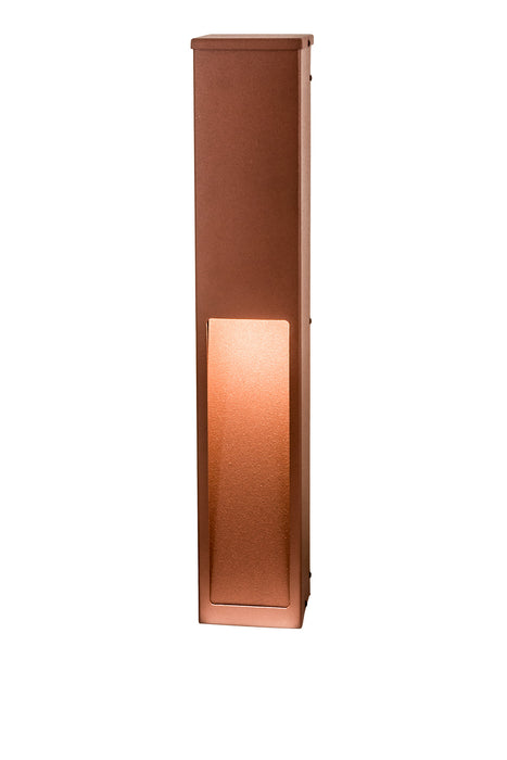 Meyda Tiffany - 188707 - One Light Bollard Pillar Landscape Fixture - Concourse - Rust