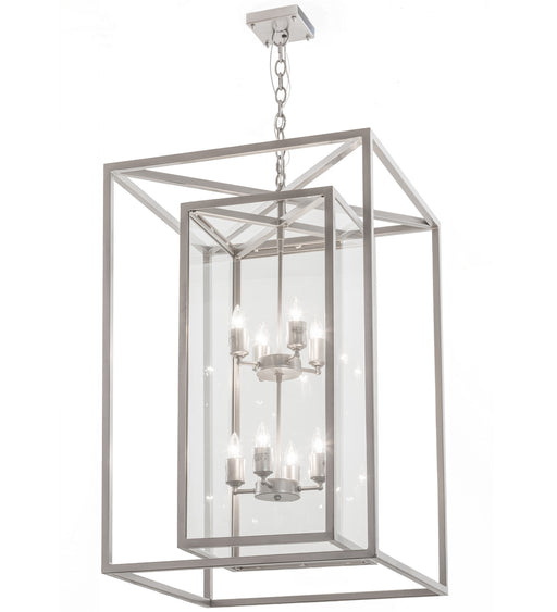 Meyda Tiffany - 188997 - Eight Light Pendant - Kitzi Box - Nickel
