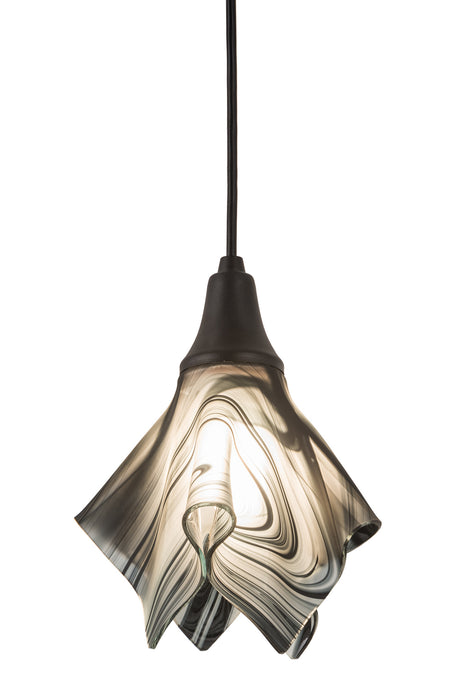 Meyda Tiffany - 189052 - One Light Mini Pendant - Metro Fusion - Nickel