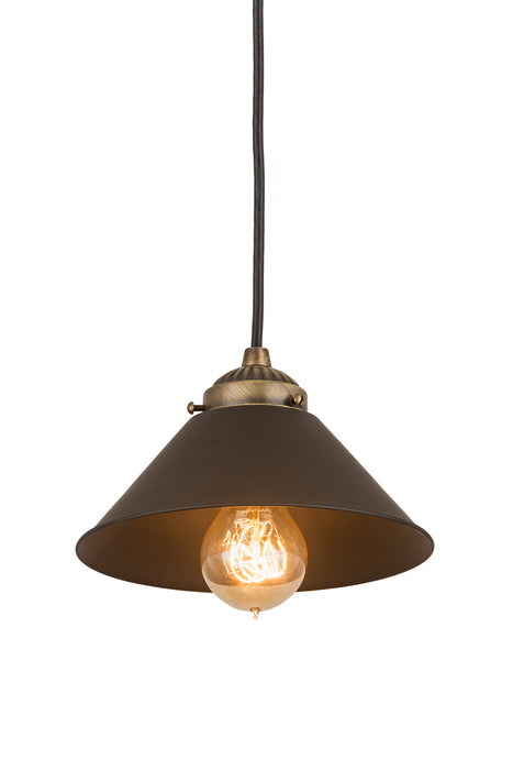 Meyda Tiffany - 189320 - One Light Mini Pendant - Revival - Antique Brass,Oil Rubbed Bronze