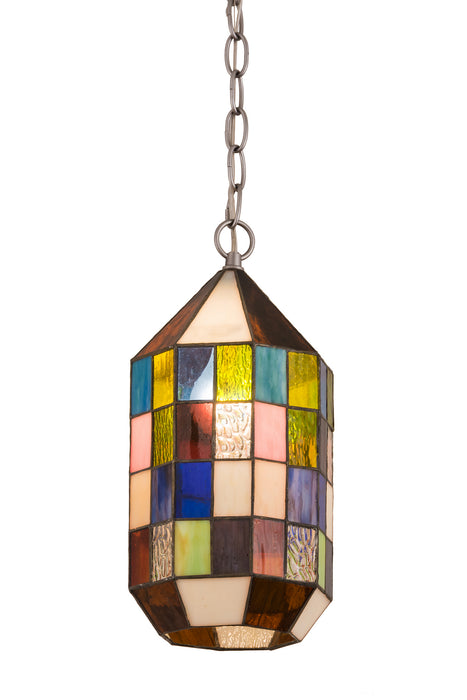 Meyda Tiffany - 189619 - One Light Pendant - Meyer Lantern - Nickel