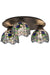 Meyda Tiffany - 189790 - Three Light Flushmount - Roseborder - Oil Rubbed Bronze