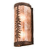 Meyda Tiffany - 189847 - Two Light Wall Sconce - Tall Pine - Mahogany Bronze